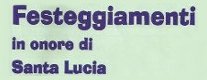 Festeggiamenti in Onore di S. Lucia - Sagra della Pizzola