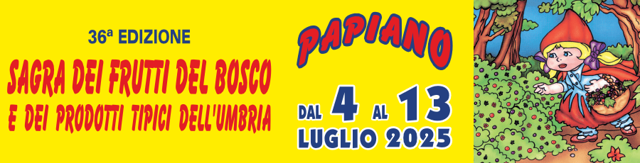 Sagra dei Frutti del Bosco e dei Prodotti Tipici dell'Umbria