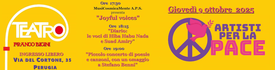 Teatro Franco Bicini - Artisti per la pace