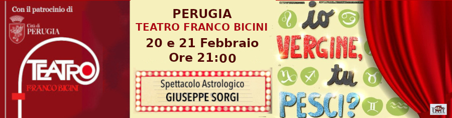 Teatro Franco Bicini - Io Vergine, Tu Pesci?