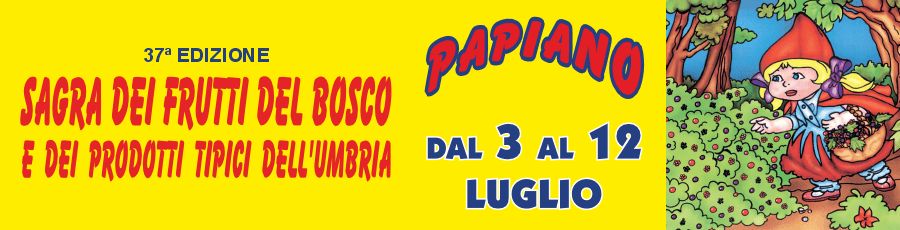 Sagra dei Frutti del Bosco e dei Prodotti Tipici dell'Umbria